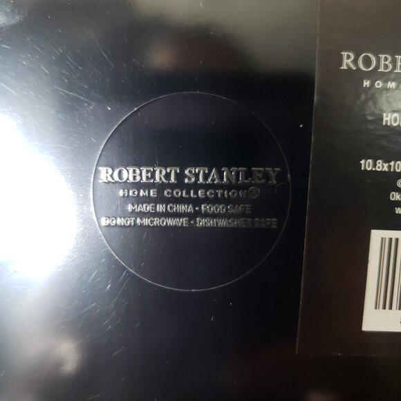 Robert Stanley Home for Christmas Melamine Dinner Plate NWT - Picture 5 of 5